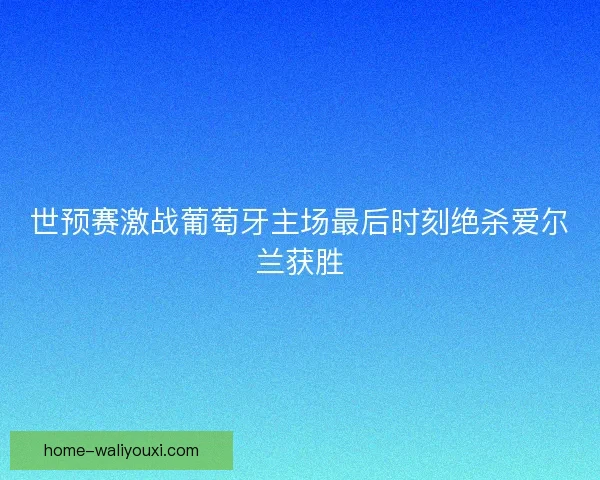 世预赛激战葡萄牙主场最后时刻绝杀爱尔兰获胜 世预赛激战葡萄牙主场最后时刻绝杀爱尔兰获胜